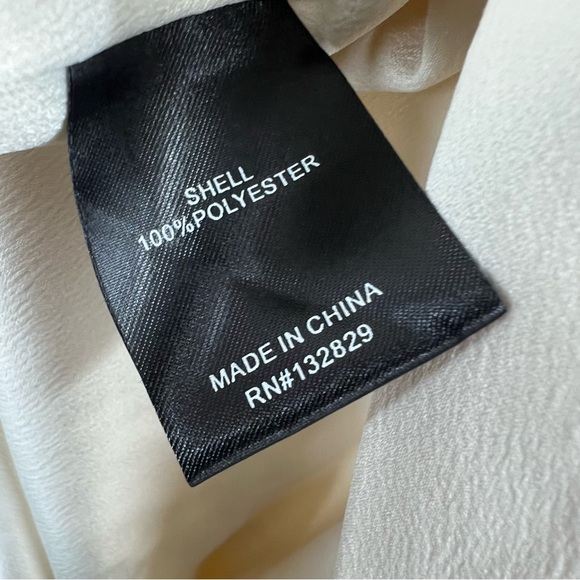 Camila Coelho NWT Reyna Maxi Dress in Pearl White size Large Revolve - Picture 7 of 8